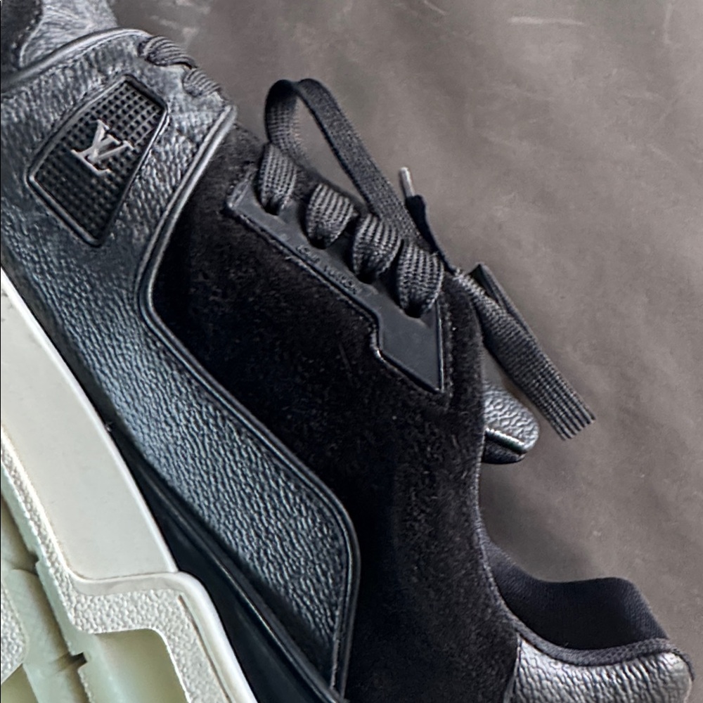 Louis Vuitton Canvas & Suede Men's Sneakers - Picture 7 of 8